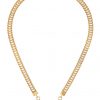 Ayla necklace Rose Quartz Gold
