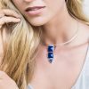 Immersion Earring Lapis Silver